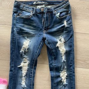 Machine skinny jeans
